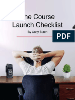 Course Launch Checklist 4.0