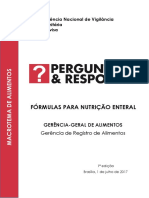 Requisitos de composição e rotulagem de fórmulas para nutrição enteral