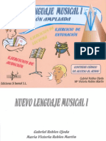 Nuevo Lenguaje Musical I Edición Ampliada. Ediciones Si Bemol
