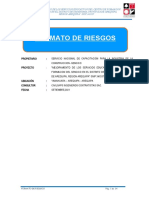 Formatos de Gestión de Riesgos - Sencico