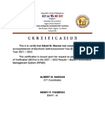 E-SAT Certification