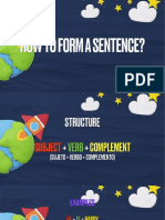 How To Form A Sentence