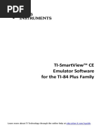 TI-SmartView 83CE Help EN PDF | PDF | Computer Keyboard | Screenshot
