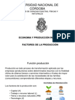 Eco y Prod Clase 2 - Factores de Producción