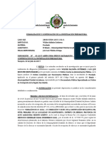 C.F. 2015-132-0 - FORMALIZACIÓN DE INVESTIGACIÓN PREPARATORIA - PECULADO