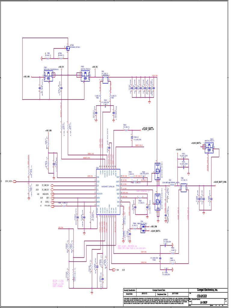 LA-C482P Charger Schematic Overview | PDF