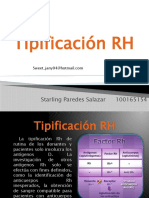 Tipificacion RH