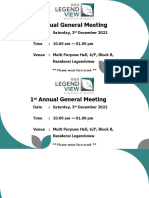 1st Annual General Meeting