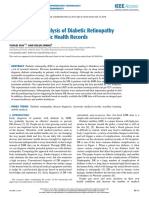Diagnosis and Analysis of Diabetic Retinopathy Based On Electronic Health Records