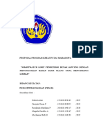 PROPOSAL PROGRAM KREATIVITAS MAHASISWA Bismillah Otw Selesai