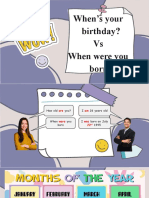 Birthday vs Born - How to Ask About Age