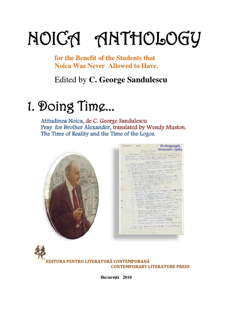 Noica - Doing Time | PDF