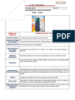 Ficha Técnica Del Proyecto Artístico 4to