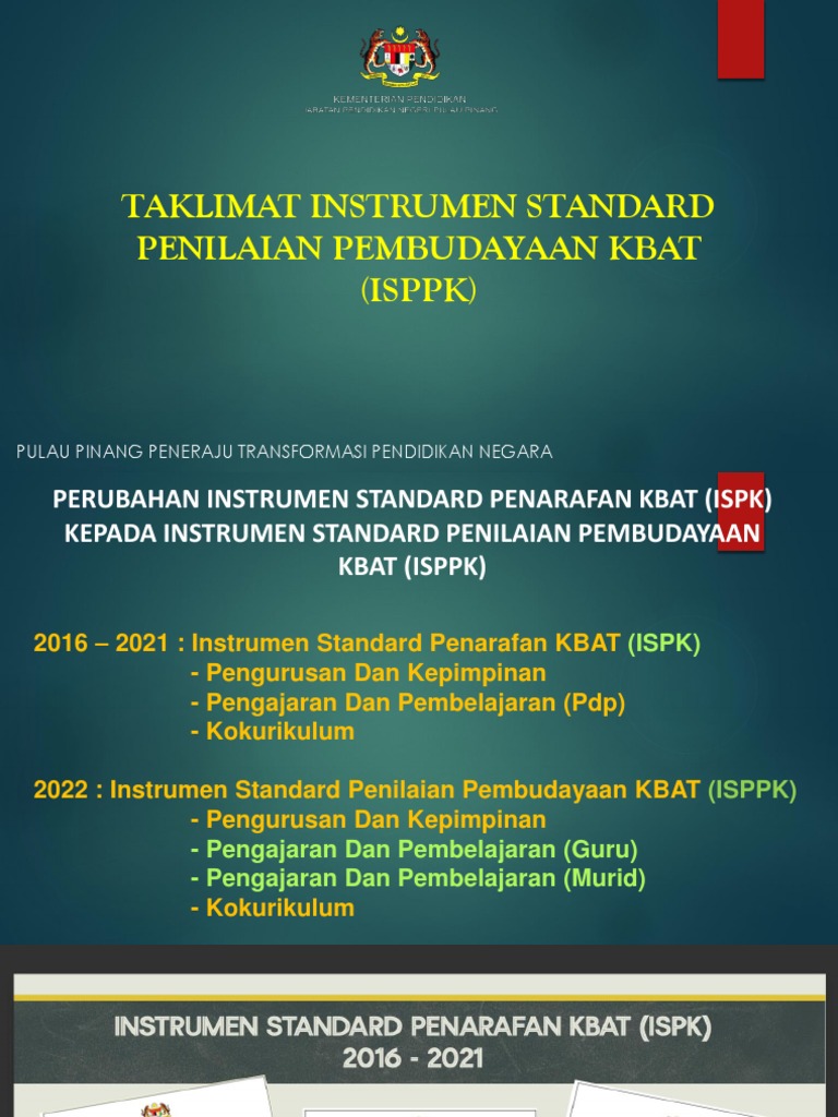 Taklimat ISPPK 11.11.2022 | PDF