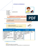 D4 A1 SESION Planificamos y escribimos textos expositivos.