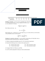 Graded exam problems on probability