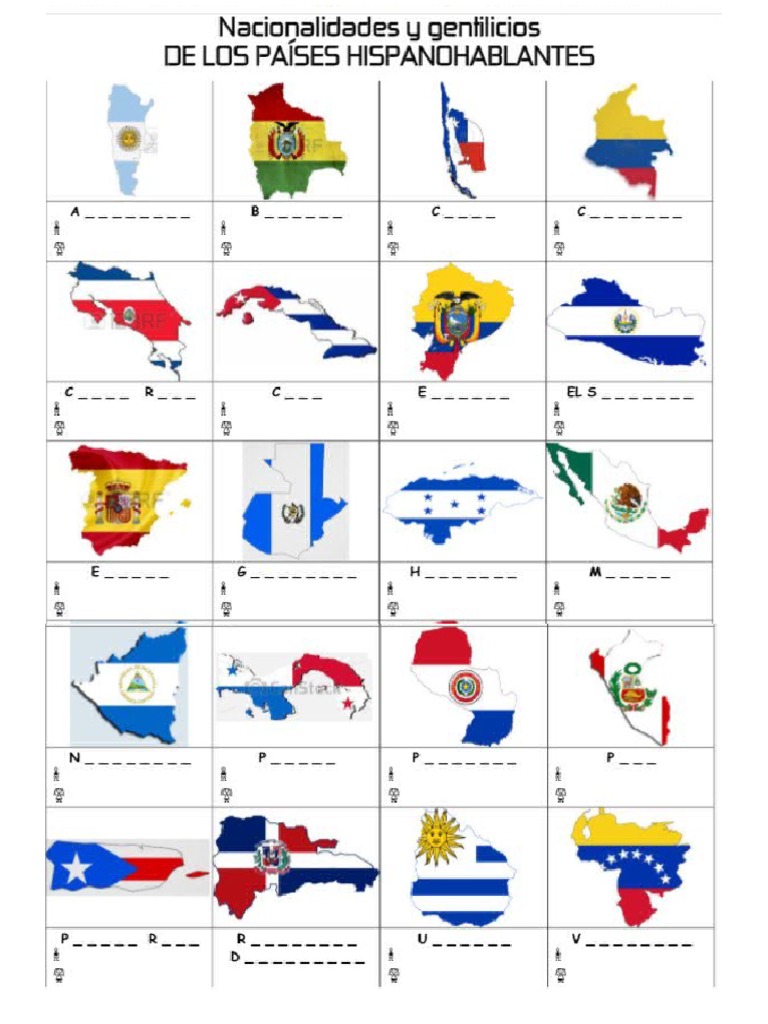 Nacionalidades Hispanohablantes | PDF