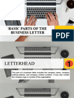 1.2 Parts of the Business Letter (2)