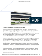 Philippine International Convention Center, Manila