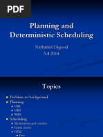 Planning & Scheduling