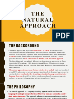 THE NATURAL APPROACH - For Students