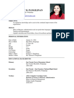 Resume - Joy Erysally Pangilinan