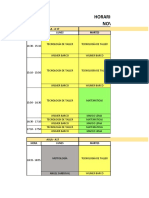 Horarios Tratra