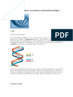 ADN, GENES, PROTEINAS, GENETICA - Actividad No.9