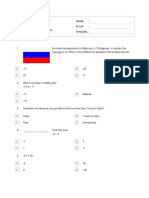 Positive & Negative Numbers