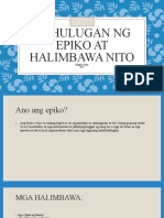 Kahulugan NG Epiko at Halimbawa Nito: Pangkat Tatlo 10-8