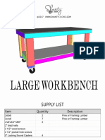 Large Workbench Plans