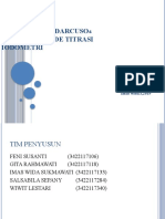 Penetapan Kadar CuSO4 Dengan Metode Titrasi Iodometri