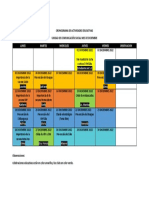 Cronograma de Actividades Educativas