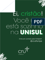 Cartaz Ei Cristão (UNISUL)