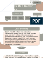 Kelompok 8 (Abstrak Dan Daftar Pustaka)