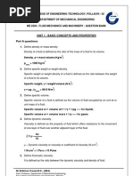 ME 2204 - FMM 2 Marks With Answer