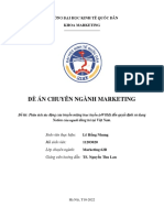 Đề Án Chuyên Ngành Marketing: Trường Đại Học Kinh Tế Quốc Dân Khoa Marketing