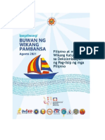 Filipino at Mga Wikang Katutubo Sa Dekolonisasyon NG Pag-Iisip NG Mga Pilipino