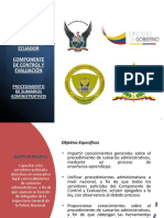 Procedimiento de Sumarios Administrativos