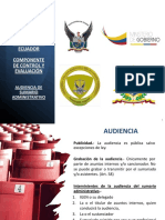 Audiencia de Sumario Administrativo