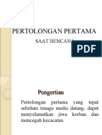 Pertolongan Pertama Saat Bencana PPT Baru