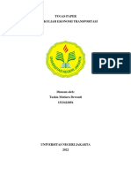 Tugas Paper Mata Kuliah Ekonomi Transportasi