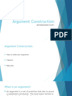 Argument Construction