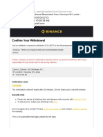 (Binance) Withdrawal Requested From Vavuniya Sri Lanka - 2022-09-28 050002 (UTC)