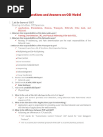 OSI Worksheet