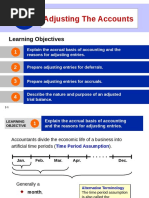 Chapter 3 Adjusting The Accounts