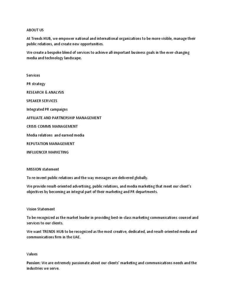 About Us | PDF