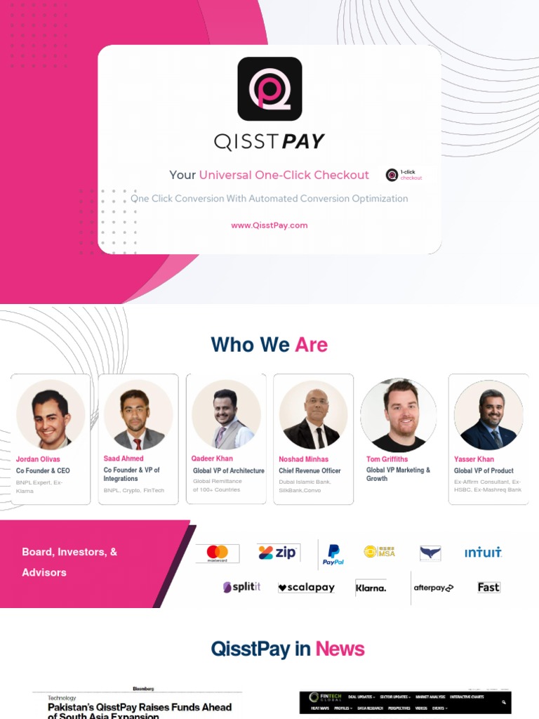 QisstPay 1 Click PDF Point Of Sale Brand