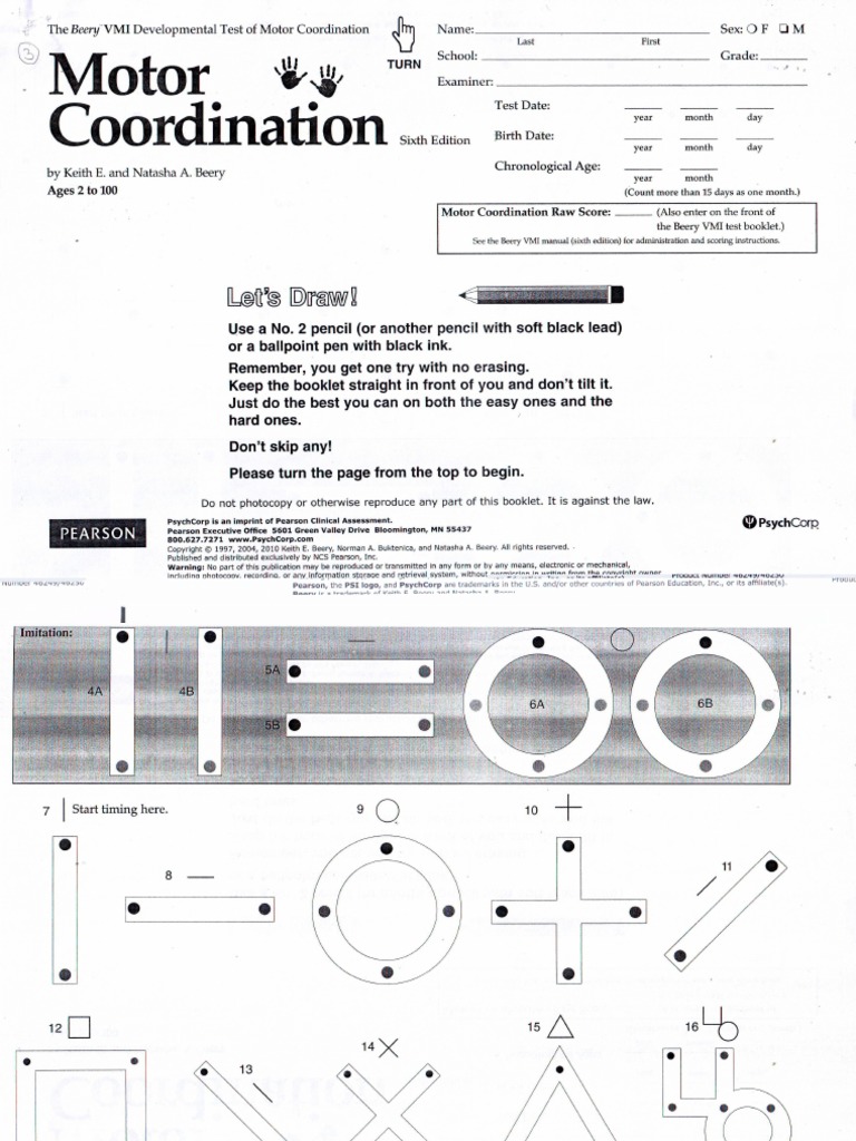 Motor Coordination | PDF