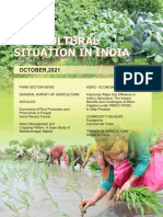 Agricultural Situation in India October, 2021